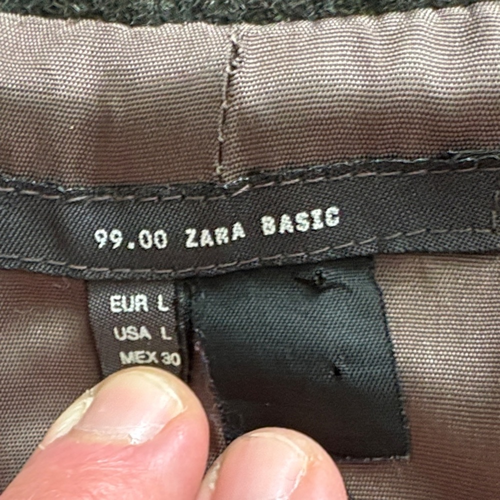 Zara Basic Charcoal Coat - image 2